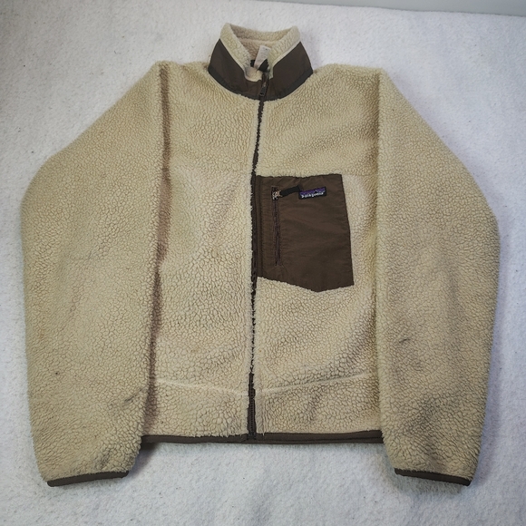 Patagonia Other - Patagonia Retro X Fleece Jacket Mens XL Natural Mushroom Deep Pile 23055 F8